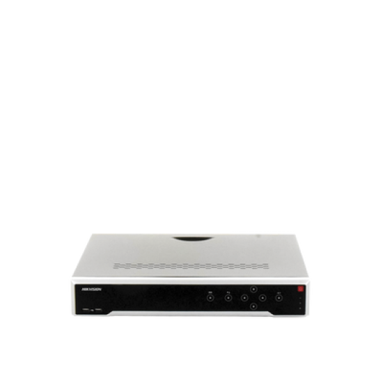 [Doble Poder de Decodificación] NVR 32 Megapixel (8K) / 16 Canales IP / 16 Puertos PoE+ / AcuSense / ANPR / Conteo de Personas / Heat Map / 4 Bahías de Disco Duro  / HDMI en 8K / Soporta POS / Alarmas I/O / Smart  Search