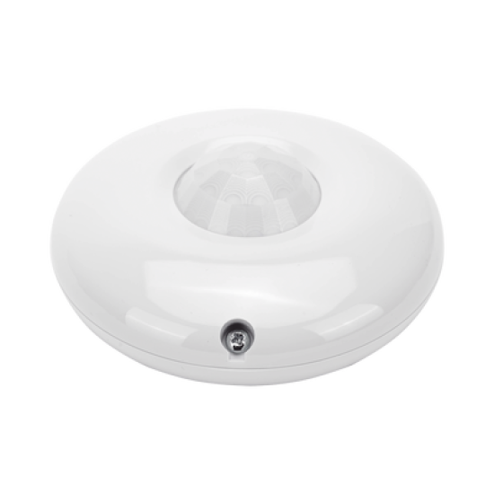 Sensor PIR de Movimiento con Cobertura de 360° / Rango de Detección 12 mts / Uso en Interior