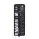 UPS de 1500 VA/900 W, Topología Línea Interactiva, Entrada 120 Vca NEMA 5-15P, Tipo Torre, Con 12 Tomas NEMA 5-15R, 5 años de garantía 