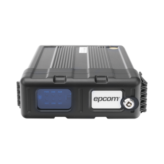 DVR Móvil / Multiplataforma / 4 Canales AHD 2 Megapixel / Almacenamiento en Memoria SD / H.265 / Chip IA Embebido / Soporta 4G / WiFi / GPS