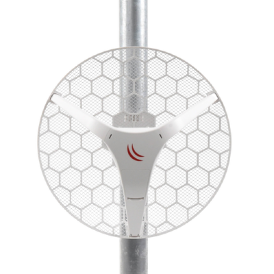 (LHG 5) Cliente y PtP en 5 GHz 802.11 a/n, Antena Integrada de 24.5dBi, Hasta 316mW de Potencia.