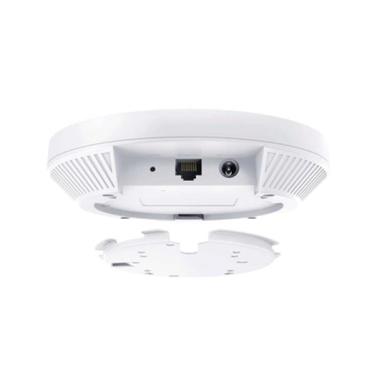 Punto de Acceso Omada / Wi-Fi 6 AX1800 MU-MIMO 2x2 / Mesh Omada / Alta Densidad de Usuarios / Configuración por Controlador o Stand-Alone / Para Montaje en Techo/pared / Alimentación PoE+