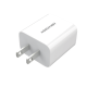 Cargador USB - C de 20 Watts / Carga Rapida / 5 VCD a 3 Amp / 9 VCD a 2.22 Amp / Compatible con Multiples Marcas