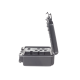Estuche Portátil de Transporte para Wattmetros Thruline® BIRD, 5 Elementos y 1 Terminal Pequeña.