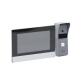 Kit de Videoportero Analógico de Metal / IP a 4 Hilos con Función de Llamada a App Hik-Connect / Monitor se Conecta a Internet por Cable o WiFi y por 4 Hilos al Frente de Calle  IP65 / Expandible a Mas Equipos 