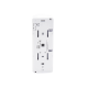 Detector de Movimiento Exterior Cableado / 15 Metros de Detección / Ángulo de Cobertura de 90° / Movilidad de Lente en Eje de 180° / Inmunidad a Mascotas de 45Kg / Exterior IP65 / Doble Tecnología Microondas y PIR
