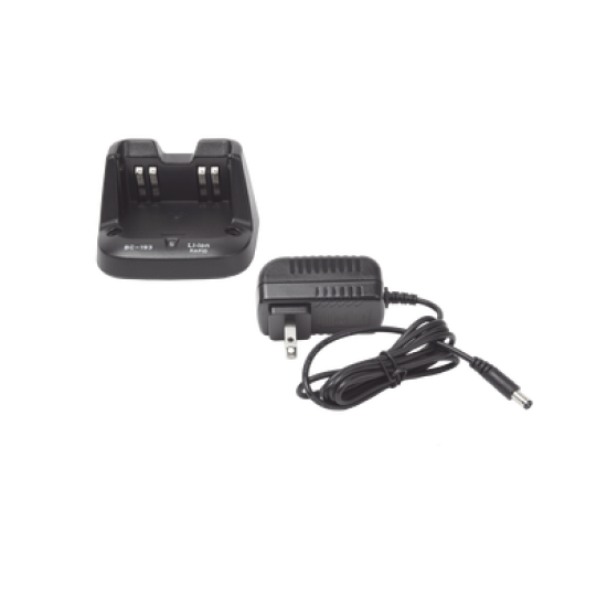 Cargador rápido para baterías de Li-Ion BP-265. Para radios ICOM ICF3003 / 4003, IC-F3103 D/4103 D