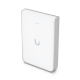Access Point UniFi U6 In Wall/Montaje p/pared, WIFI 6 2.4 Y 5 Ghz, hasta 5.3 Gbps, 1 pto PoE In, 4 ptos secundarios (1 PoE Out)