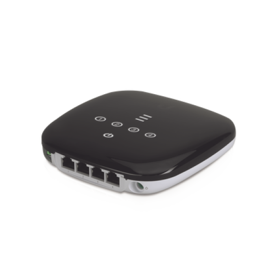 UFiber WiFi 802.11n GPON ONU, Unidad de red óptica con 1 puerto WAN GPON (SC/APC) + 4 puertos LAN Gigabit Ethernet