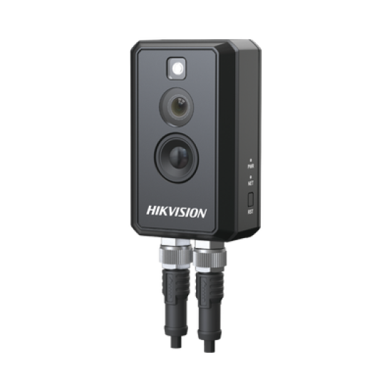 Cubo IP Dual / Térmica 3.1 mm (160 x 120) / 2ºC de Precisión / Óptico 1.29 mm (2 Megapixel) / PoE / Termométrica / Ideal para Sites o Lugares Pequeños