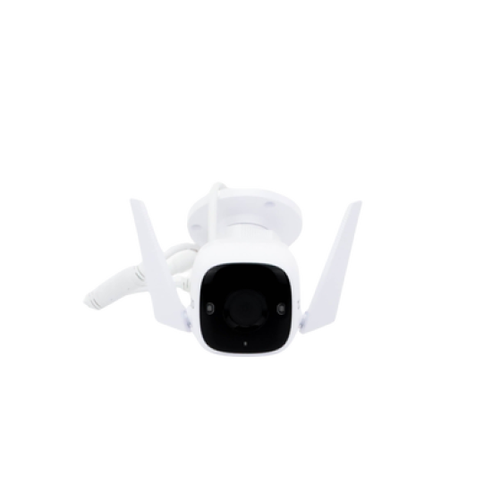 Cámara IP Wi-Fi para exterior, 3 megapixel, audio doble vía, visión nocturna, notificación Push, acepta memoria Micro SD de para grabación. 