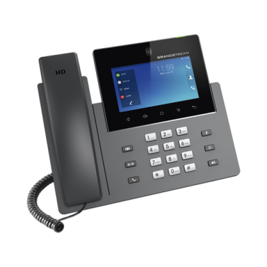 Teléfono IP Android 11, 16 líneas SIP con 12 cuentas, pantalla táctil  5