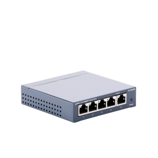 Switch Gigabit no administrable de 5 puertos 10/100/1000 Mbps 