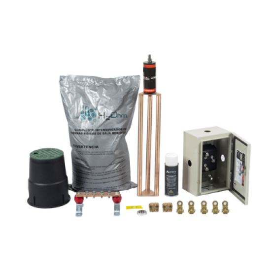 Kit de Tierra Física modelo TG100K con Electrodo Magnetoactivo 67 x 17 cm, capacidad Max: 100 AMP