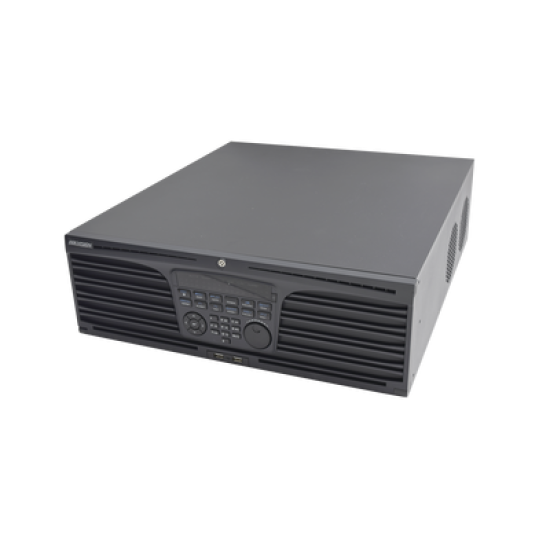 NVR 12 Megapixel (4K) / 32 Canales IP / Soporta Cámaras  AcuSense / 16 Bahías de Disco Duro / 2 Tarjetas de Red / Soporta RAID con Hot Swap / HDMI en 4K / Soporta POS