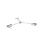 Brida para sujeción de retenida compatible con tramos STZ30G, Galvanizado por Inmersión en Caliente.