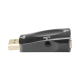 Adaptador (Convertidor) HDMI a VGA  / HDMI Macho a VGA Hembra / Resolución 1920x1080 @ 60Hz  / Adaptador de Audio de 3.5 mm / Chapado en Níquel