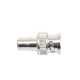 Adaptador en línea para 75 Ohm, de conector BNC macho a RCA hembra en aplicaciones de Audio-Video para cámaras, monitores y DVR´s.