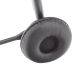 Diadema monoaural con tecnología antishock para teléfonos IP FANVIL y Polycom con micrófono de cancelación de ruido, larga durabilidad 