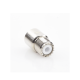 Conector UHF Hembra (SO-239) en Línea de Rosca para RG-8/U, 9913, LMR-400, Níquel/ Plata/ Teflón. 