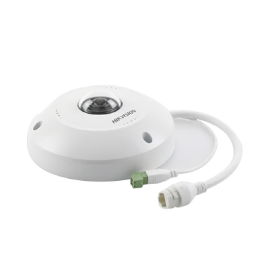 Fisheye IP 4 Megapixel / Panorámica 180° - 360° / Exterior IP67 / IK10 / PoE / Múltiples Vistas por iVMS-4200