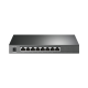 Switch PoE JetStream SDN Administrable 8 puertos 10/100/1000 Mbps, 4 puertos PoE, 62W, administración centralizada OMADA SDN 