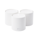 Kit 3 Routers Inalámbricos MESH Interior para Hogar / Doble Banda Wi-Fi 6 AX1800 Mbps / 2 Puerto Gigabit WAN/LAN / 2 Antenas Internas / Administración Mediante la App Deco (iOS, Android) / Protección HomeShield