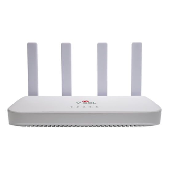 ONU XGSPON / Wi-Fi 6 / 1 Puerto RJ45 2.5 Gbps / 3 Puertos RJ45 1 Gbps / 1 FXS / 1 Puerto USB /