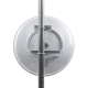 Antena direccional de alta resistencia, Ganancia 30 dBi, (4.9 -6.5 GHz), Plato hondo para mayor inmunidad al ruido, Conectores N-Hembra, Montaje y radomo incluido 