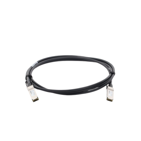 Cable DAC QSFP+ de 40 Gbps a 40 Gbps / Passive Direct Attach Copper Twinax Cable / Longitud: 3 metros
