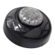Estrobo Oculto de 12 LED, Brida negra, 12 Vcd, Rojo/Azul, Lente transparente