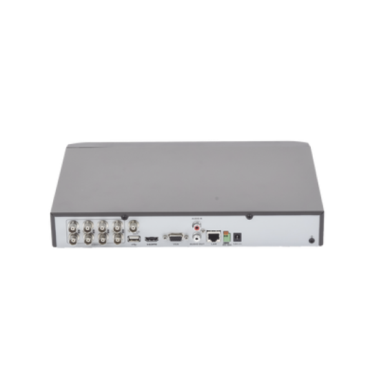 DVR 8 Canales TurboHD + 4 Canales IP / 5 Megapixel- 3K Lite / Acusense / Audio por Coaxitron / 1 Bahía de Disco Duro / Audio por Coaxitron / Evita Falsas Alarmas / Salida de Video en Full HD