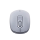 Mouse Inalámbrico 2.4G 800/1200/1600/2400 DPI / Función de 3 botones / Alcance 10m / Silencioso / Ergonómico / Anti-caída y Anti-interferencias / Color Gris / Batería Alcalina AA (incluida).