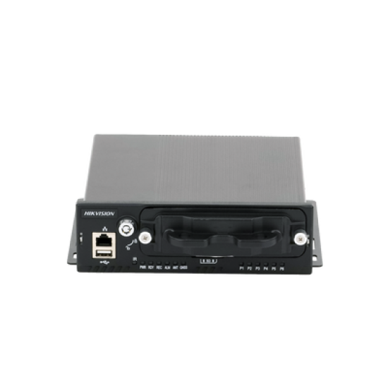 NVR Móvil de 8 Canales de 2 Megapixel / 4 Puertos PoE / 2 Bahías de Disco Duro / Incluye Modulo GPS / conector RJ45