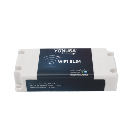Modulo WIFI SLIM para uso en Energizadores YONUSA / Aplicación sin costo / Botón de Pánico