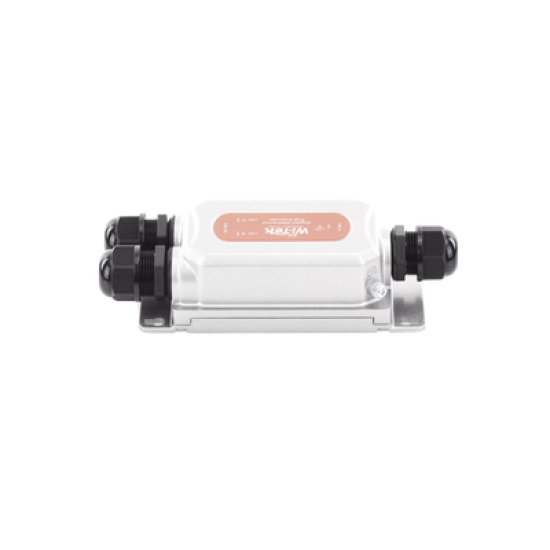 Extensor PoE para exterior / Entrada PoE de 60W y 2 salidas PoE de 30W / Protección IP68 / Ideal Para Aplicaciones de CCTV