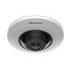 Mini Fisheye IP 5 Megapixel / Panorámica 180° - 360° / 8 mts IR / Interior / PoE / HEOP / ACUSENSE / Detección Facial / Microfono Integrado