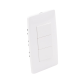 Apagador Triple Sencillo de 10 A/ 127 V CA ~ 60 Hz / Color Blanco.