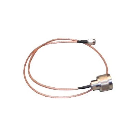 Jumper de 0.6 mt de longitud, cable RG-316 conector N macho en un extremo y al otro SMA inverso Jumper de 0.6 mt de longitud, cable RG-316 conector N macho en un extremo y al otro SMA inverso