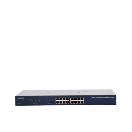 Switch No Administrable Gigabit de 16 Puertos 10/100/1000 Mbps, Con Modo Extendido Para Distancias de Hasta 200 m