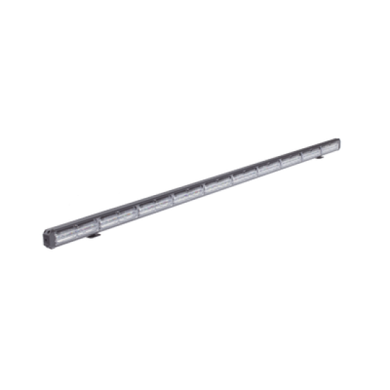 Barra de luz de advertencia de 10 Módulos de 6 LED, 49 Pulgadas, Ámbar/Claro