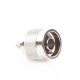 Conector N Macho de Anillo Plegable para Cables Coaxiales RG-58/U, RG-142/U, LMR-195, Níquel/ Oro/ Teflón.â€‹