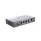 Switch Administrable PoE con 5 puertos Gigabit, 4 PoE 802.3af/at, gestión gratuita desde la nube, 54w