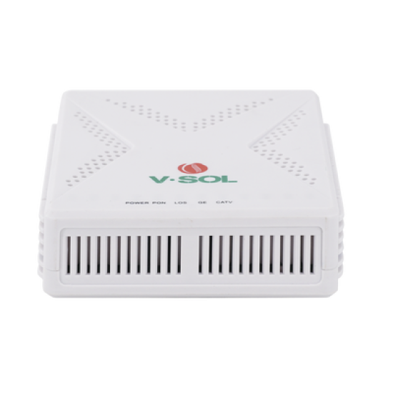 ONU Dual GPON/EPON con 1 Puerto SC/APC + 1 puerto LAN Gigabit + 1 puerto CATV