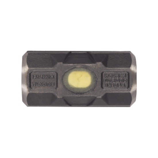Marro de Acero de Aleación 2.72 kg., de Mango Robusto de Fibra de Vidrio con Agujero para Colgarse. Ideal para Demolición, Golpeo de estacas, Inserción de cuñas