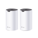 Kit 2 Routers Inalámbricos MESH Interior para Hogar / Doble Banda Wi-Fi 5 AC1900 Mbps / 3 Puerto Gigabit WAN/LAN / 3 Antenas Internas / Administración Mediante la App Deco (iOS, Android) 