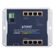 Switch Industrial PoE Administrable de Pared Capa 2, 8 Puertos Gigabit PoE 802.3at y 2 Puertos 100/1000X SFP