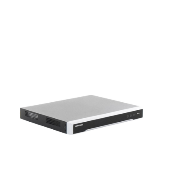 NVR 8 Megapixel (4K) (Compatible con Cámaras ACUSENSE) / 16 canales IP / 16 Puertos PoE+ / 2 Bahías de Disco Duro / Salida de Vídeo en 4K / 300 Metros PoE Modo Extendido