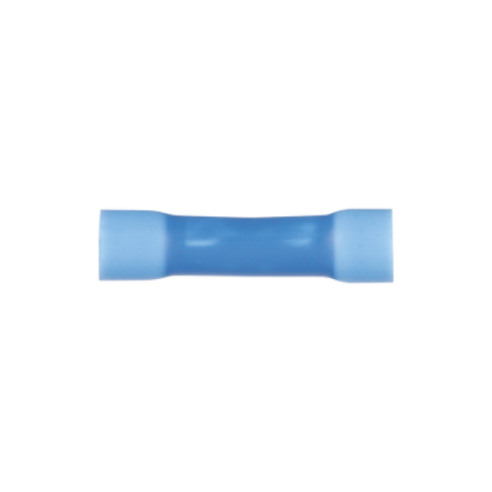 Conector de Empalme a Tope, Para Cables de 16 a 14 AWG, De Vinilo Aislado, Color Azul, Paquete de 50 Piezas