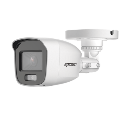 Bala TURBOHD 2 Megapíxel (1080p) / Lente 2.8 mm / ColorVu / Microfono Integrado / Imagen a Color 24/7 / Policarbonato / Luz Blanca 20 mts / Exterior IP66 / TVI-AHD-CVI-CVBS / dWDR